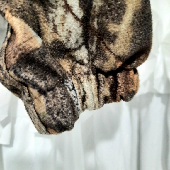 Youth Camo Jacket Small Mad Dog Hunting Advantage Timber Snap Zipper Hooded - Picture 6 of 9